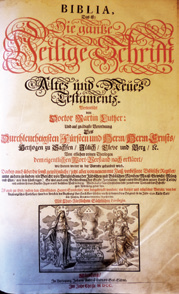 Altarbibel - Titelblatt